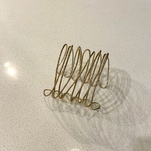 Gold colored bracelet